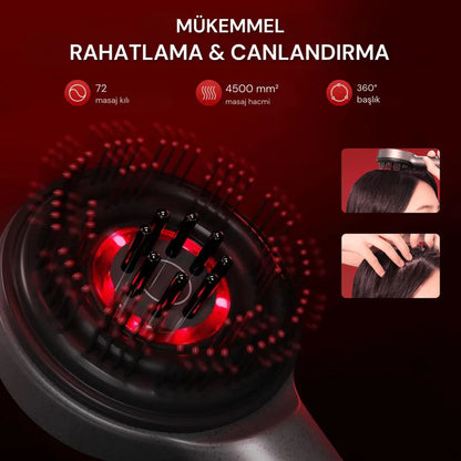 DoktorMedikal™ LazerScalp Pro Masaj Fırçası