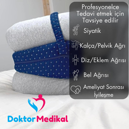 Doktor Medikal™ Ultra Rahat Uyku Diz Yastığı (Siyatik & Hamile & Bel Ağrıları)