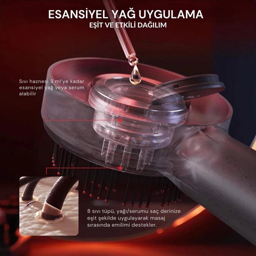 DoktorMedikal™ LazerScalp Pro Masaj Fırçası