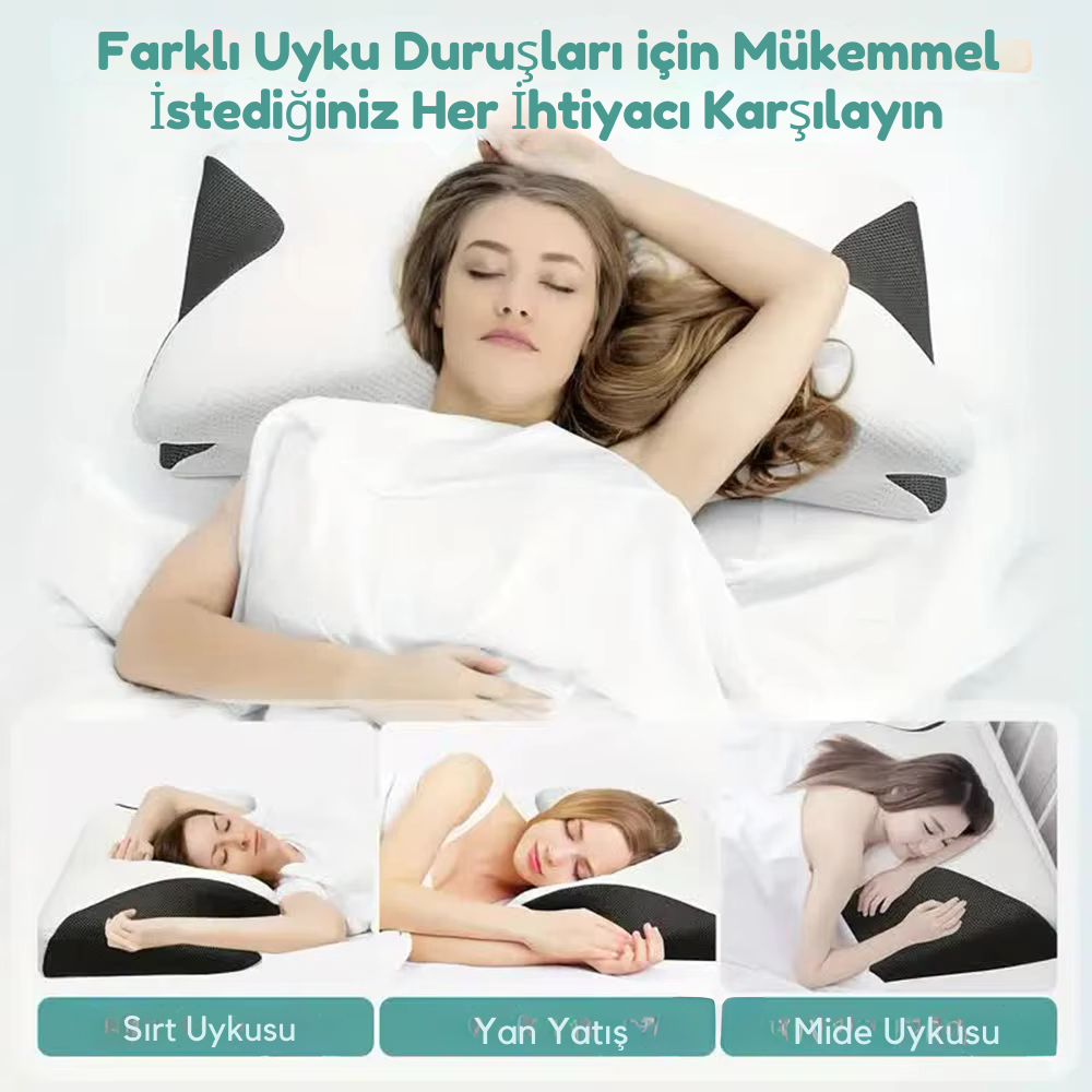 Doktor Medikal™ Köpük Hafızalı Boyun Yastığı