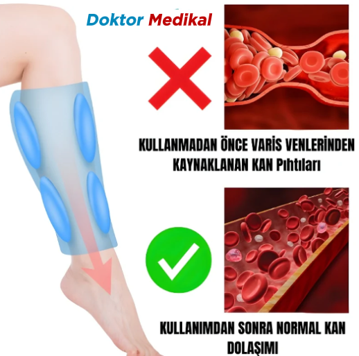 Doktor Medikal™ Lenf Drenaj Bacak Masaj Aleti